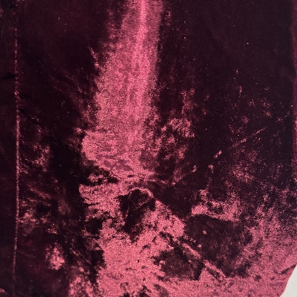 Adelyn Rae Burgundy Velvet Dress - Picture 3 of 5